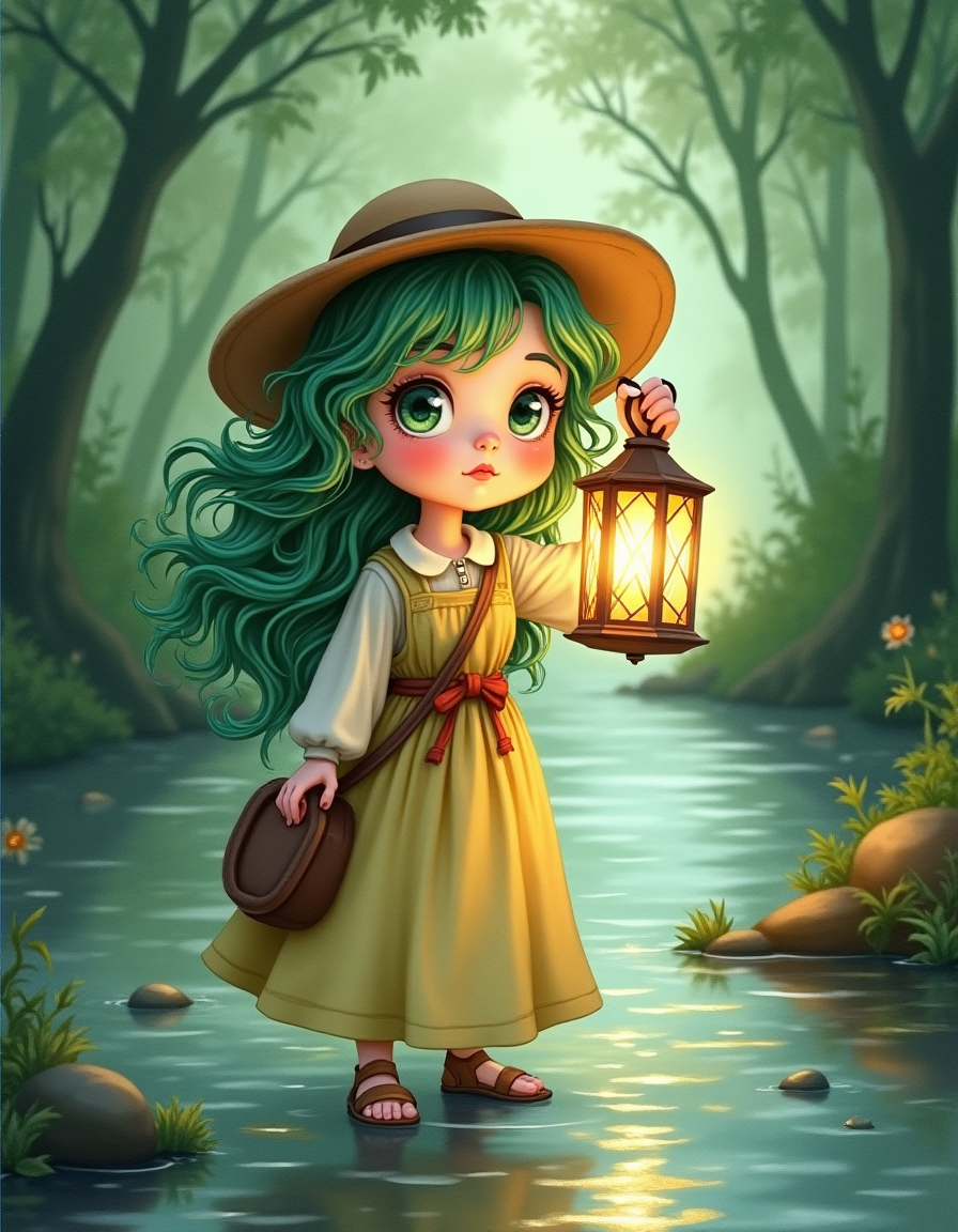 River: Emerald lantern explorer